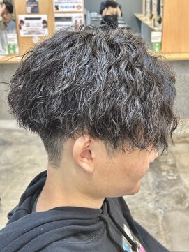 ニアウ 伊勢崎連取店(Niau) メンズマッシュパーマツイストスパイラルパーマ波巻きパーマ