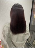 ブリーチ無しピンクブラウンレッドブラウンオレンジカラー所沢