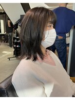 トレス(TRESS)&nbsp;くびれボブ！しっかりレイヤー入れて透明感オリーブグレージュ♪