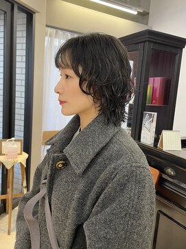 シスタ(SISTA) ボブウルフパーマウルフカットミディアムパーマボブパーマ