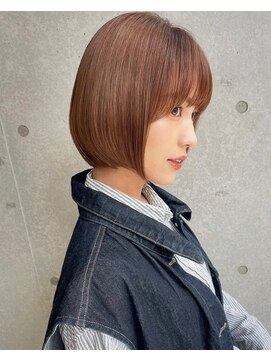 アッシュ 笹塚店(Ash) グレーベージュ/斜めバング/フレンチガーリー/ネイビー[笹塚]