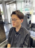 ツーブロック×刈り上げ　宇部市/理容室/理容院/メンズカット