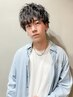 【男性】カット+ツイストスパイラルパーマor波巻き　￥10,700    