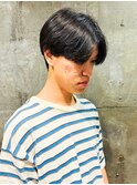 ノーセットでキマる刈り上げセンターパートショート