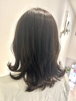ジュール  くずは駅前(Jour)&nbsp;切りっぱなしロブ/外はね/オリーブカラー