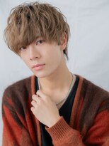 モッズヘア メン 上尾東口店(mod's hair men)&nbsp;ハイトーンカラー前髪パーマメンズショートd上尾