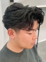 バース バイ ハピネス(BIRTH by happiness)&nbsp;奈良men's刈り上げフェザーパーマフェザーショート