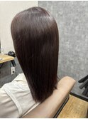 セミロングストレート