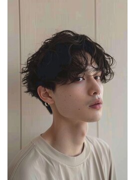 ラナ 新宿(lana) パーマ/メンズ/似合わせ/シャドウ/【lana hair新宿】