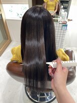 ファスナーグランデ(fustener grande)&nbsp;縮毛矯正×ナチュラルブラウン