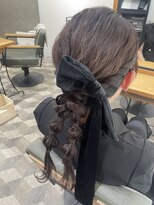 ヘアセットアンドメイク マカロン 博多駅店(Hairset&Make Macaron)&nbsp;ツイン編み下ろし