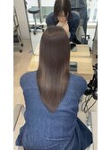髪質改善カラーで艶ロングを叶える
