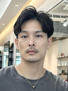 アビーファイブ(ABBEY 5) マッシュセンターパートスパイキーショートメンズカットmen's