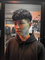 ザスーツブラザーズ 名古屋 金山店(THE SUITS BROTHERS) MEN'SHAIRウルフカルマパーマメンズショートイージーパーマ