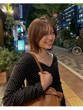 サンドエス 銀座(sand S) ニュアンスレイヤーボブ/10代/20代/30代/40代