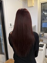 アコロン(acoron)&nbsp;ロングレイヤー/ボルドーレッド/髪質改善