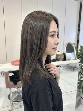 ノア(no_a) ミディアムレイヤー×オリーブベージュ