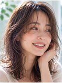 ミディアムパーマ/大人パーマ/ウルフレイヤー
