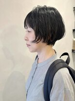 ラトリエコンタン(L´atelier Content)&nbsp;【ｃｏｎｔｅｎｔ　ｙｕｍｉ】リップラインのショートボブ
