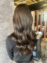 エイム ヘア デザイン 町田店(eim hair design)&nbsp;透明感オリーブグレージュ/艶感ウェーブ/髪質改善/町田