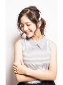 ☆外国人・ポニーアレンジ☆【olive for hair】03-6914-0898