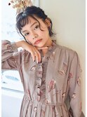 ショートボブヘアアレンジ☆くるりんぱ