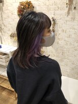 ラピッツヘアデザイン(la Pitt's hair design) インナーカラーパープル