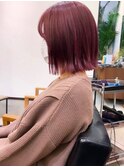 【橿渕昭希】赤紫カラー♪