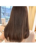 大人可愛い20代30代40代マロンベージュ髪質改善で最高峰の艶へ☆