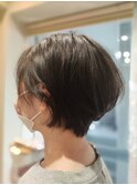 立体感耳掛けハンサムひし形束感ショート☆10代20代30代
