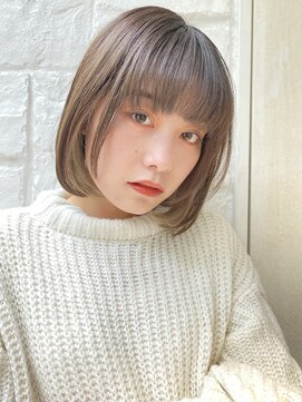 ラミ(L'ami) ボブ×ベージュカラー