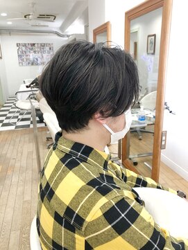 ヘッズ 本八幡店(HEADS) MEN'S HAIR  センターパート　サイドパート　韓国マッシュ