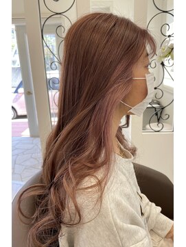 サロンドノア(Salon de NoA) インナーカラー×ピンクパープル