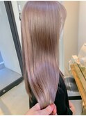 モーヴピンク×グレージュカラー