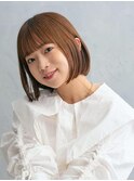 タイトな内巻きボブ