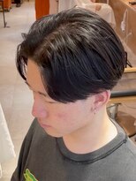 グッドタイムエフティフィフス 横浜西口(GoodTimes ft.fifth)&nbsp;センターパートニュアンスパーマセンター分けメンズカット韓国