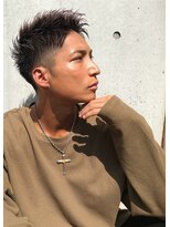 アップバングショート 眉毛　スキンフェード　【SOHO銀座】