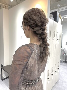 アルマバイロサ(ALMA by ROSA) およばれ編みおろしアレンジ*/担当rui