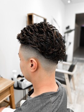 セイドット フクオカ(Say.FUKUOKA) 【メンズ★大名】宮城リュータ風パーマ×スキンフェード×パーマ