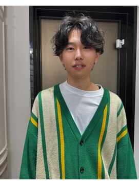 ルアナ 梅田店(Luana) 【 MIRAI 】ニュアンスパーマ  × 長めバング