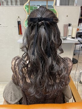 コージー(Kozy) 結婚式お呼ばれアレンジ/ゆるふわアレンジ/ハーフアップ