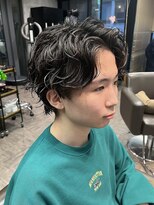 スタイル スマート サロン(STYLE smart salon)&nbsp;STYLE藤沢メンズセンターパートゆるめツイストスパイラルパーマ