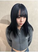 ブルーブラック　韓国風　宇都宮