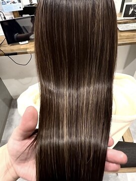 スピラ(SPiRA) 【ハイライト×ブラウン】髪質改善ULTOWA