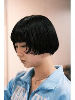 エアー 青山(AIR) 前上がりショートボブ/シースルーバング