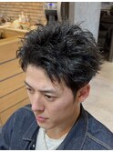 面長さん必見！！スパイキーショート