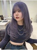 ブルーラベンダー 韓国 レイヤー honoca
