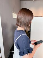 ヘアーエスクールシーユー 枚方T-SITE店(hair S.COEUR×Cu) ヘイリーボブ/切りっぱなしボブ/大阪枚方美容室