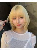 外ハネボブ/イメチェン/レイヤー/美髪/ワイドバング/似合わせ