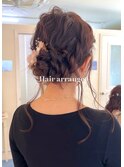 お呼ばれヘアー/アップスタイル